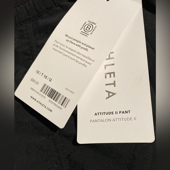 Athleta Attitude Mid Rise Jogger Pant // Black #988416 - Picture 7 of 16